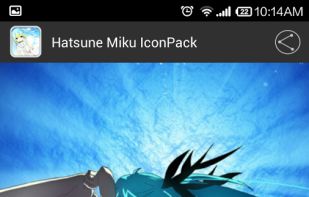 Hatsune Miku Icon Pack screenshot 1