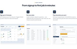 Sign up in minutes