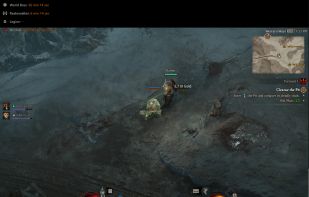HawkOVR world event countdown overlay in Diablo IV.