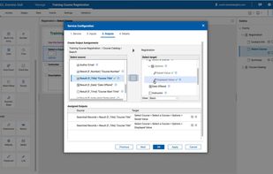 Connect data to form fields