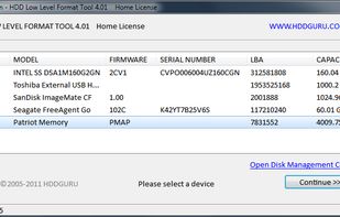 HDD Low Level Format Tool