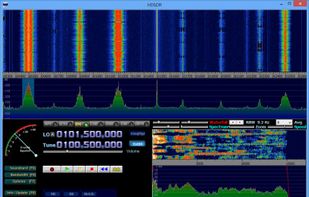 Receiving FM Radio broadcast with HDSDR and RTL2832 bases DVB-T receiver under Windows8 64bit.