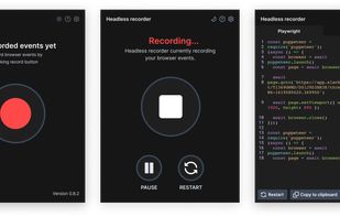 Headless Recorder screenshot 1