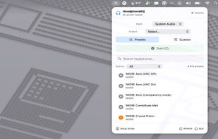 HeadphoneEQ screenshot 1