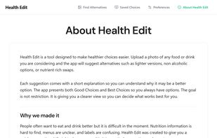 Health Edit screenshot 1