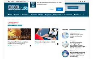 healthcare consumers section for all topics about new consumer technologies and health tips 