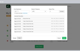 Healthchecks.io screenshot 3