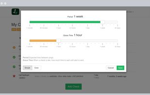 Healthchecks.io screenshot 2