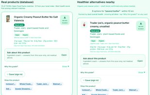 Product Scan/Alternatives
