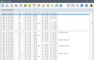 Ordisoftware Hebrew Calendar screenshot 1