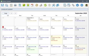 Ordisoftware Hebrew Calendar screenshot 1