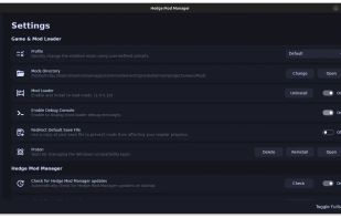 Hedge Mod Manager screenshot 1