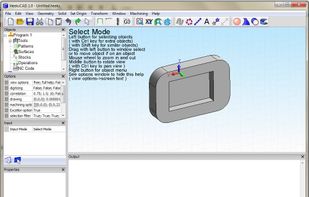 HeeksCAD screenshot 1
