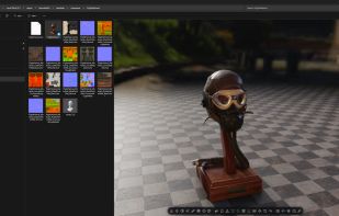 A folder in Windows Explorer, where every 3D file shows a thumbnail rendered from its own contents.