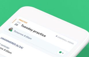 Simple team management app for youth sports teams