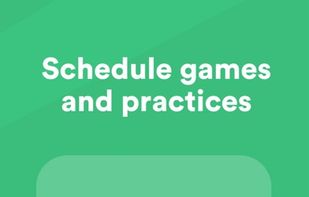 Simple team schedule app for youth sports teams