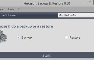 Hekasoft Backup &amp; Restore screenshot 1