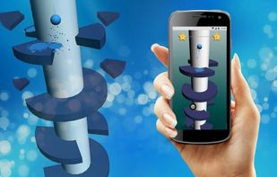 Helical Jump - Helix Jumping Ball Game screenshot 1