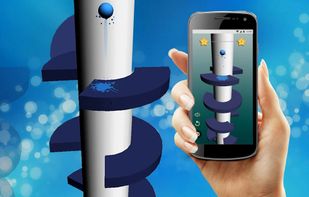 Helical Jump - Helix Jumping Ball Game screenshot 2