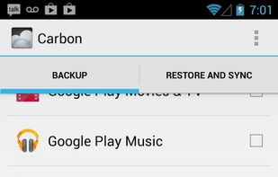 Helium Backup screenshot 1