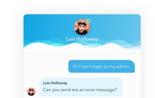 Transfer any file via HelpCrunch chat to your customers. Of course they can do the same ;)