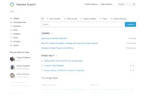 Feedback System, Community User Portal