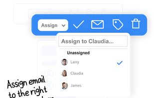 Assign emails to right team members. And tag emails for quick understanding.