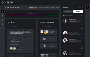 Get access to your customized dashboard for all your projects.
Identify deadlines and manage your team and customers with the best collaboration tool.
