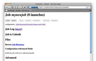 Heritrix screenshot 1
