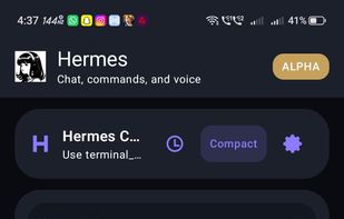 Hermes Agent Fork screenshot 1