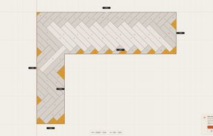 change pattern to double herringbone