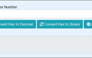 Hex 2 Binary screenshot 1