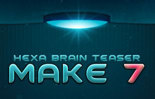 HEXA BRAIN TEASER – MAKE 7 screenshot 1