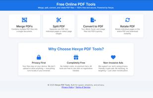 Hexye PDF Tools screenshot 1