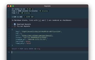 Heynote screenshot 1
