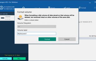 Paragon HFS+ for Windows screenshot 3