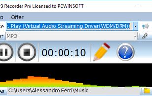 Hi-Q MP3 Recorder Pro screenshot 1