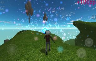 Running towards the goal immediately after hitting restart. 