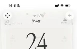Hibi Calendar screenshot 1