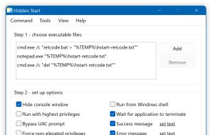 Hidden Start screenshot 2