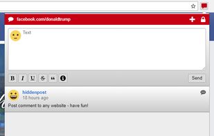 Add comment to any website.