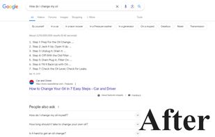Hide Google AI Overviews screenshot 2