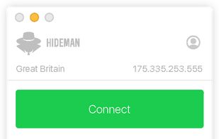 Hideman VPN for Apple macOS
