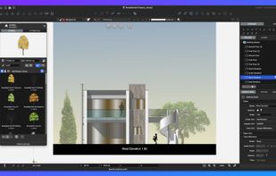 HighDesign on macOS, architecture elevation.