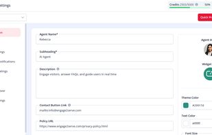 Chat Agent settings