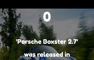 Screenshot from the "Car release dates" game mode.