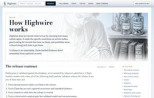 How it works page