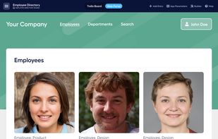 Hipporello Apps Web Portal Page