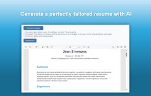 Generate pixel-perfect tailored resumes