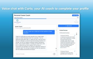 Chat with your personal career coach